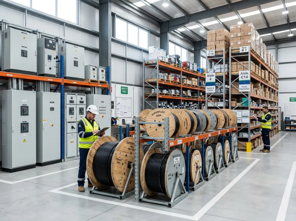 Industrial electrical cable inventory